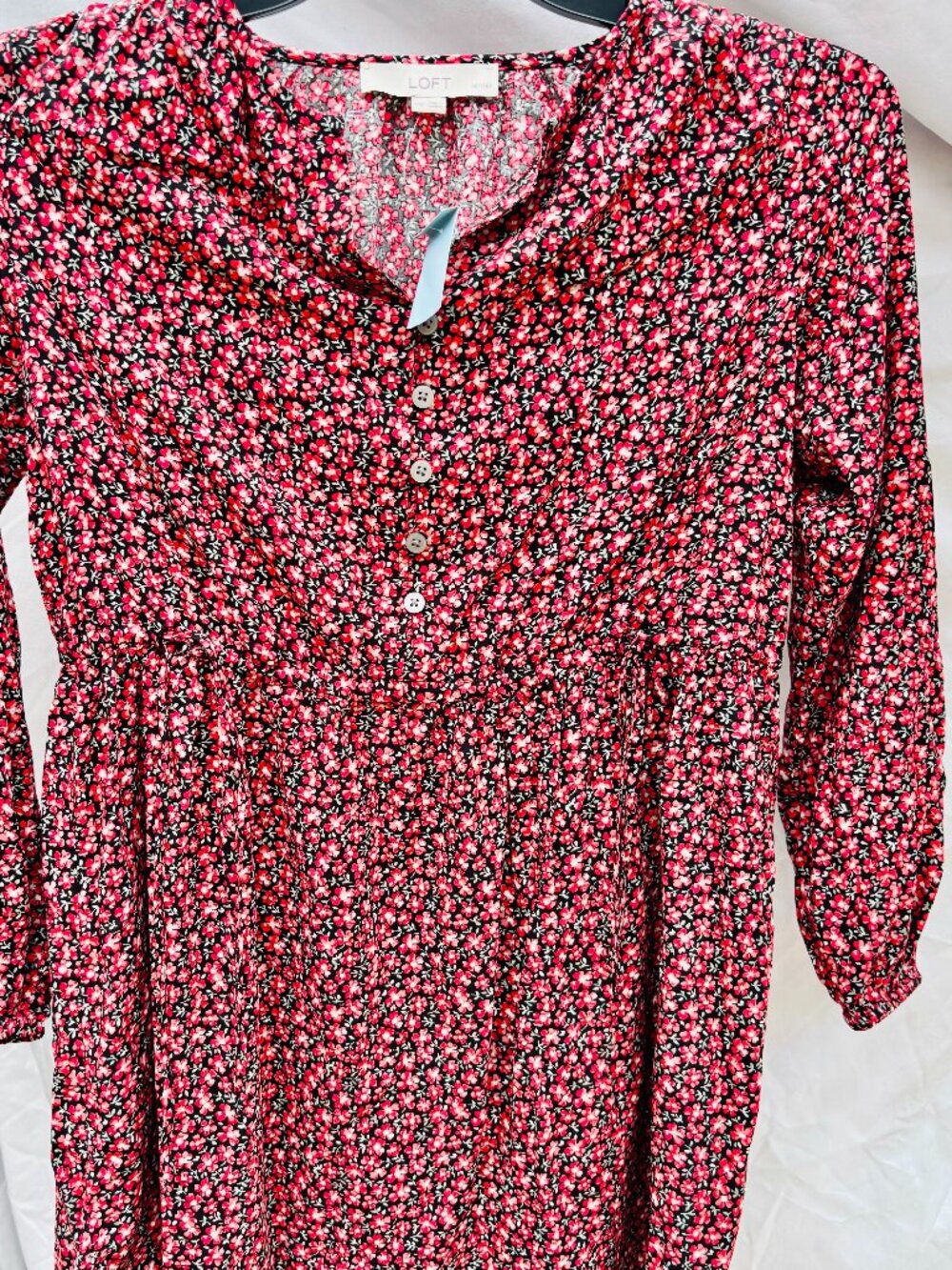 Loft XXSP Ladies Floral Print Dress